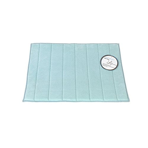 Park Avenue Deluxe Collection Park Avenue Deluxe Collection Large-Sized Memory Foam Bath Mat in Spa Blue