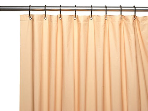 Park Avenue Deluxe Collection Park Avenue Deluxe Collection Hotel Collection 8 Gauge Vinyl Shower Curtain Liner w/ Metal Grommets in Peach