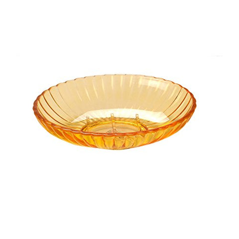 Park Avenue Deluxe Collection Park Avenue Deluxe Collection Orange Rib-Textured Soap Dish