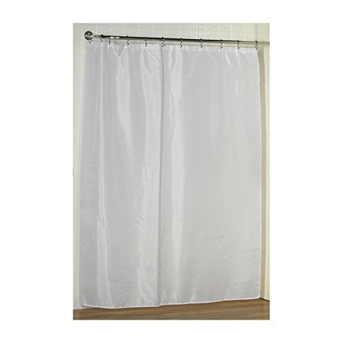 Park Avenue Deluxe Collection Park Avenue Deluxe Collection Standard-Sized Polyester Fabric Shower Curtain Liner in White