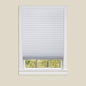 The Nomad Collection White Vinyl Room Darkening Temporary Pleated Shade (36 inch  x 75 inch )