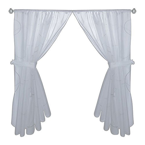 Park Avenue Deluxe Collection Park Avenue Deluxe Collection  inch Ava inch  Fabric Window Curtain