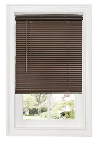 Ben&Jonah Collection Cordless GII Deluxe Sundown 1 inch  Room Darkening Mini Blind 39x64 - Mahogany