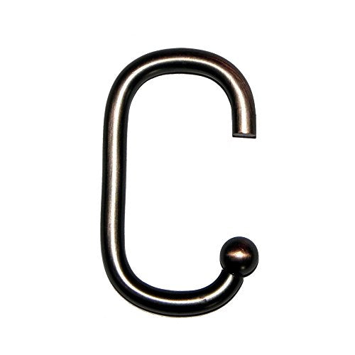 Park Avenue Deluxe Collection Park Avenue Deluxe Collection  inch C inch  Shower Curtain Hooks in Oil Rubbed Bronze