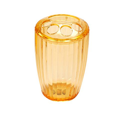 Park Avenue Deluxe Collection Park Avenue Deluxe Collection Orange Rib-Textured Toothbrush Holder