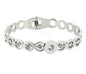 Ben and Jonah Stainless Steel Ladies Multi-Stone Spring Bracelet