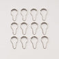 Royal Bath 12 Piece Set Rustproof Stainless Steel Shower Curtain Rings Hooks for Bathroom Shower Rod