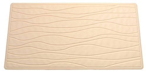 Royal Bath Slip Resistant Rubber Bath Mat (16 inch  x 28 inch ) - Bone