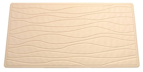 Royal Bath Slip Resistant Rubber Bath Mat (16 inch  x 28 inch ) - Bone