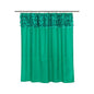 Park Avenue Deluxe Collection Park Avenue Deluxe Collection  inch Jasmine inch  Fabric Shower Curtain in Emerald