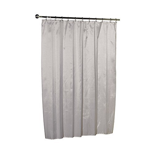 Park Avenue Deluxe Collection Park Avenue Deluxe Collection  inch Lauren inch  Dobby Fabric Shower Curtain in White