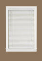 Plantation Collection Vinyl Venetian 2-Inch Mini Blind - White - 23 inch  x 64 inch  (Actual Measurement 22.5 inch  x 64 inch )