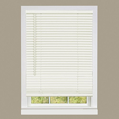 Ben&Jonah Collection Cordless GII Deluxe Sundown 1 inch  Room Darkening Mini Blind 30x64 - Alabaster