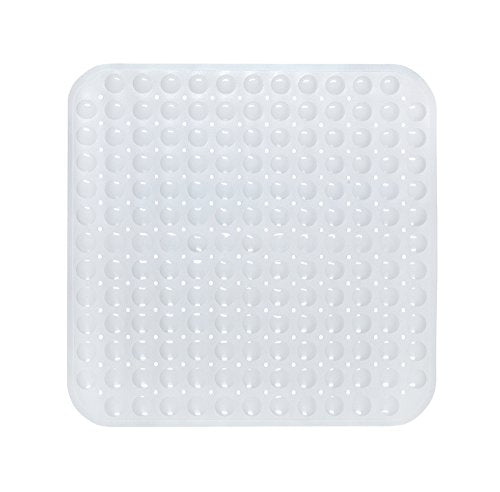 Park Avenue Deluxe Collection Park Avenue Deluxe Collection Stall Size inch Bubble inch  Look Vinyl Bath Mat in white.