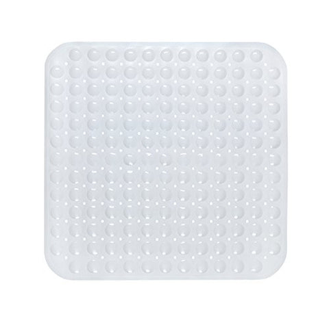 Park Avenue Deluxe Collection Park Avenue Deluxe Collection Stall Size inch Bubble inch  Look Vinyl Bath Mat in white.