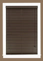 Park Avenue Collection Madera Falsa 2 inch  Faux Wood Plantation Blind 31x64 - Mahogany