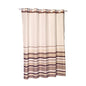 Park Avenue Deluxe Collection Park Avenue Deluxe Collection EZ-ON?  inch Stripes inch  Polyester Shower Curtain in Brown