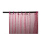 Park Avenue Deluxe Collection Park Avenue Deluxe Collection Pink Embossed PEVA Shower Curtain with Built-in Hooks