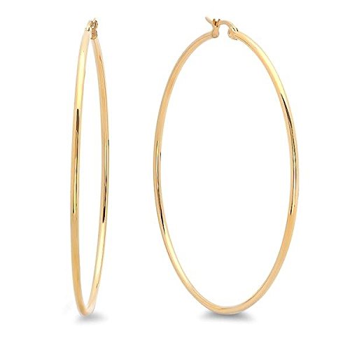 Ben and Jonah 18KT Gold Hoop Earrings