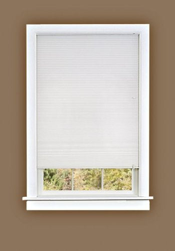 Park Avenue Collection Honeycomb Cellular Pleated Shade 23x64 - White