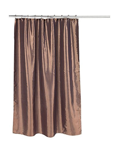 Park Avenue Deluxe Collection Park Avenue Deluxe Collection  inch Shimmer inch  Faux Silk Shower Curtain in Bronze