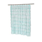 Park Avenue Deluxe Collection Park Avenue Deluxe Collection  inch Carmen inch  Polyester Shower Curtain in Spa Blue