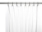 Park Avenue Deluxe Collection Park Avenue Deluxe Collection Shower Stall-Sized (54'' x 78'') Mildew-Resistant 10 Gauge Vinyl Shower Curtain Liner w/ Metal Grommets and Reinforced Mesh Header in White