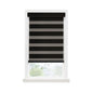 Traditional Elegance Cordless Sublime Room Darkening Double Layered Shade 34x72 - Black