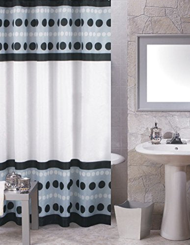 Dot Jam Highway Fabric Shower Curtain Size: 70 inch  x 72 inch 