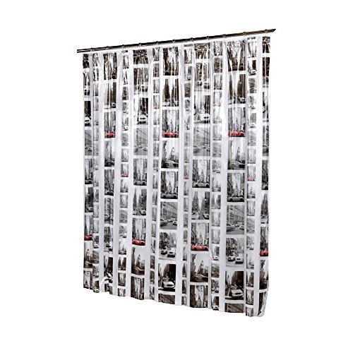 Park Avenue Deluxe Collection Park Avenue Deluxe Collection  inch New York inch  Vinyl Shower Curtain