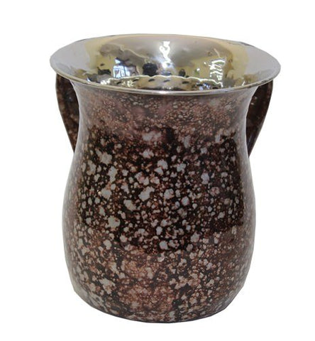 Ben and Jonah Wash Cup Stainless Steel Brown Marble
