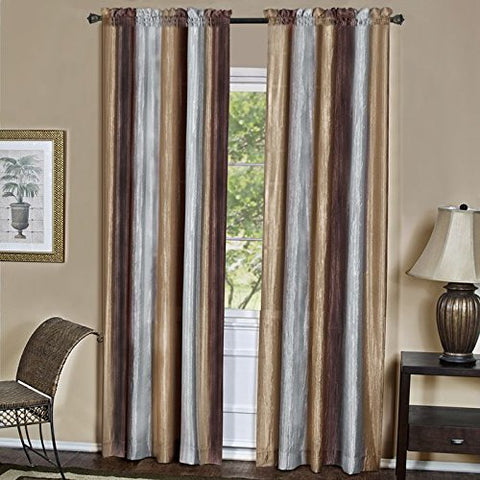 Park Avenue Collection Ombre Panel 50x84 - Chocolate