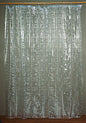 Royal Bath 5 Gauge Vinyl Print Shower Curtain Liner (72 inch  x 72 inch ) - Clear 3D Geometric