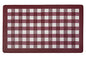 Ben&Jonah Collection Anti Fatigue Mat 18x30 - Buffalo Check Burgundy