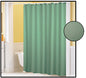 Royal Bath Waffle Weave Textured Fabric Shower Curtain with Metal Grommets (70 inch  x 72 inch ) - Sage