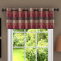 Park Avenue Collection Harvard - Valance w/10 Sm Grommets - 58x14 Burgundy