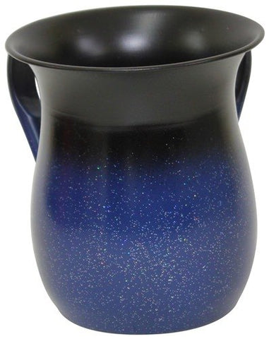 Ben and Jonah Washing Cup Stainless Steel Deep Blue With Sparkle