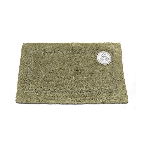 Park Avenue Deluxe Collection Park Avenue Deluxe Collection Large-Sized Reversible Cotton Bath Mat in Sage