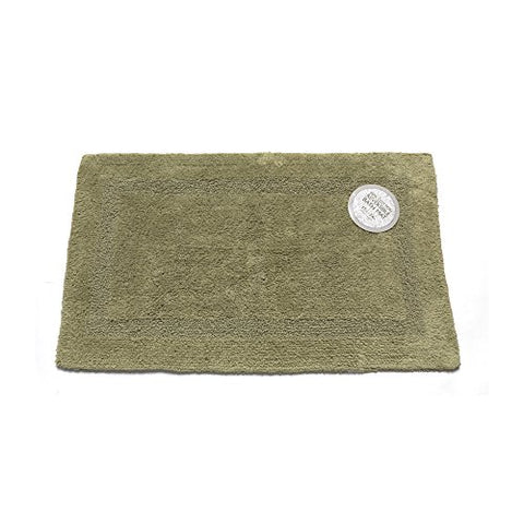 Park Avenue Deluxe Collection Park Avenue Deluxe Collection Medium-Sized Reversible Cotton Bath Mat in Sage