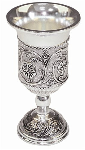 Kiddush Cup Silver Plated 5.5 inch H