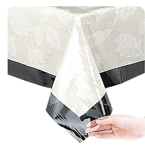 Park Avenue Deluxe Collection Park Avenue Deluxe Collection Oblong 54'' x 72'' Vinyl Tablecloth Protector