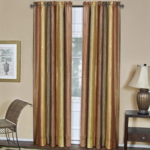 Ben&Jonah Collection Ombre Window Curtain Panel 50x63 - Autumn