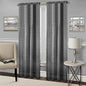 Ben&Jonah Collection Richmond Window Curtain Panel - 52x84 - Black