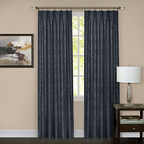 Ben&Jonah Collection Windsor Pinch Pleat Window Curtain Panel 34x84