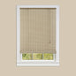 Sweet Roll Collection Set of 4 Desert / Almond Vinyl Roll-Up Blinds (48 inch  x 72 inch )
