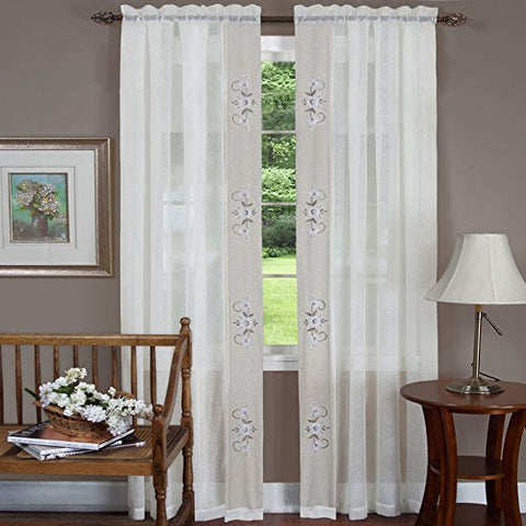 Park Avenue Collection Hamilton Panel 40x63 - Linen