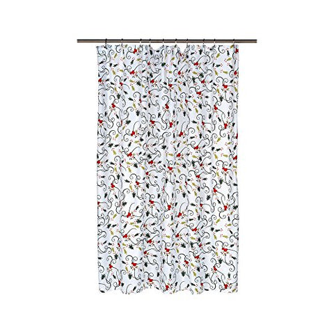 Park Avenue Deluxe Collection Park Avenue Deluxe Collection  inch Deck the Halls inch  Fabric Shower Curtain