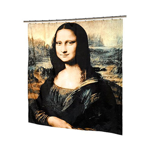 Park Avenue Deluxe Collection Park Avenue Deluxe Collection  inch Mona Lisa inch  Fabric Shower Curtain