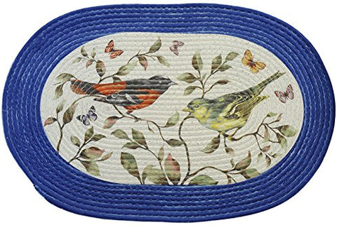 Park Avenue Collection Braided Rug 20 x 30 - Love Birds