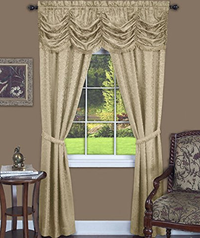 Park Avenue Collection Panache 5 Piece Set - 55x63 - Tan